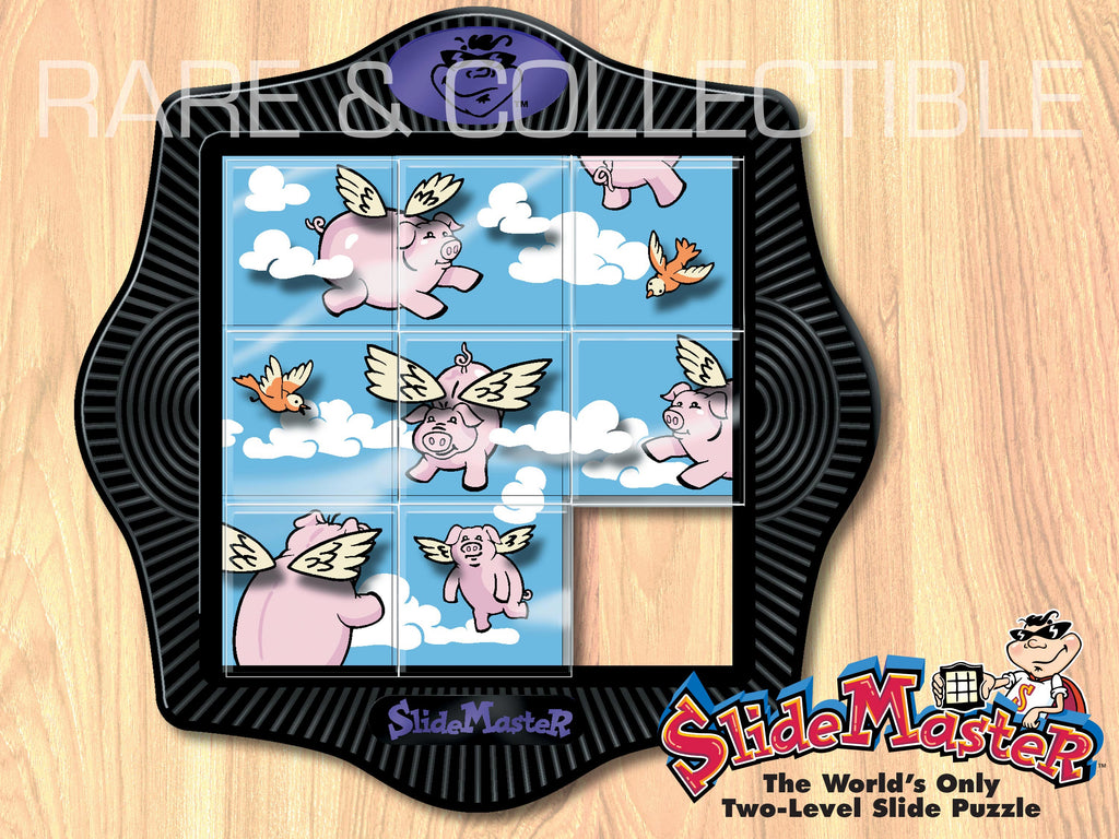 Rare & Collectable - SlideMaster - Flying Pigs - Puzzle by Dan Gilbert