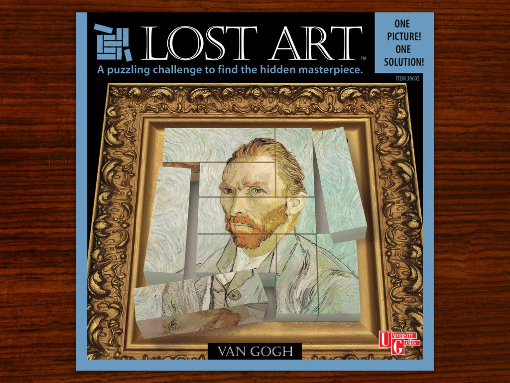 Rare Collectable Lost Art - Van Gogh - 3D Block Puzzle - by Dan Gilbert