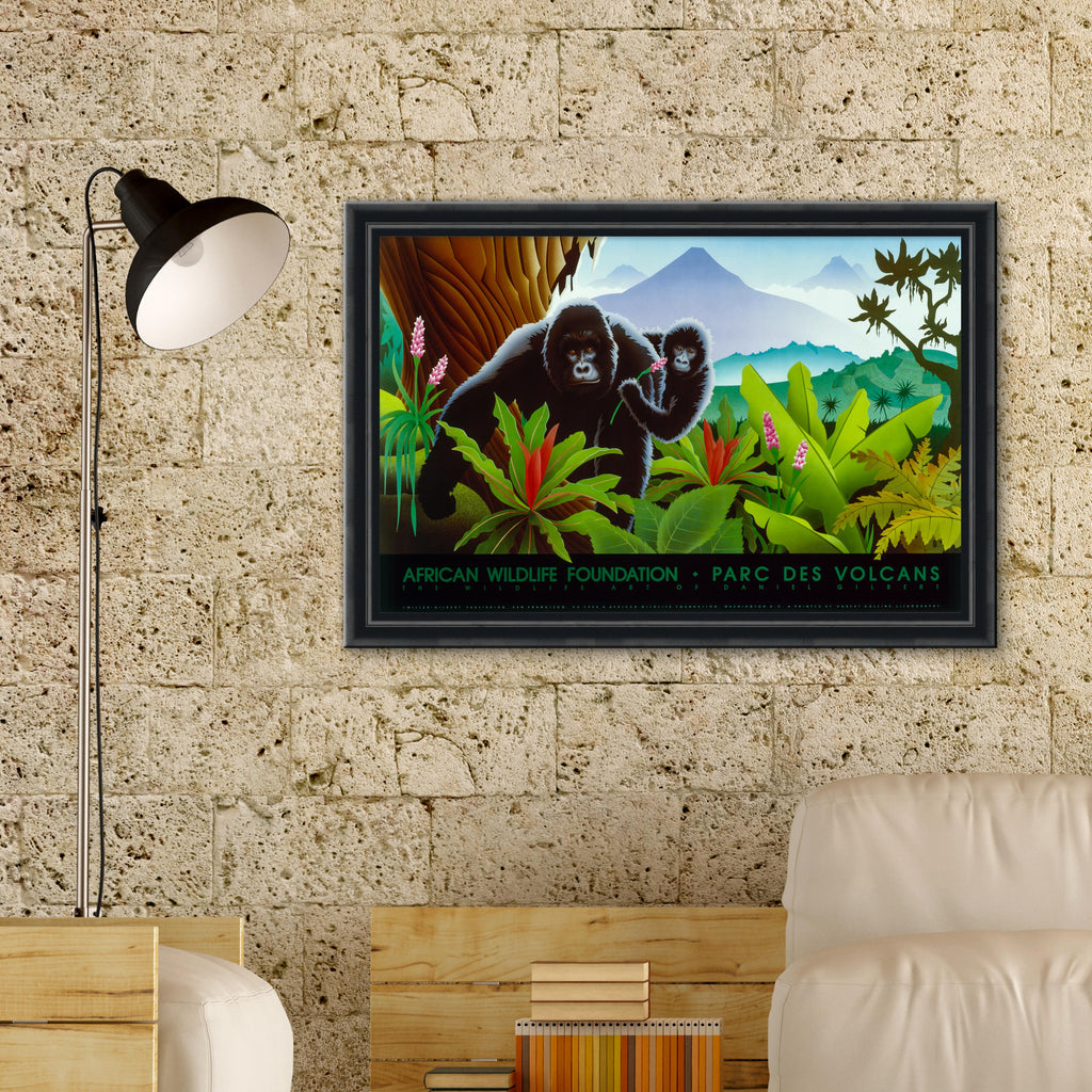 African Wildlife Foundation • Parc des Volcans Poster - by Dan Gilbert