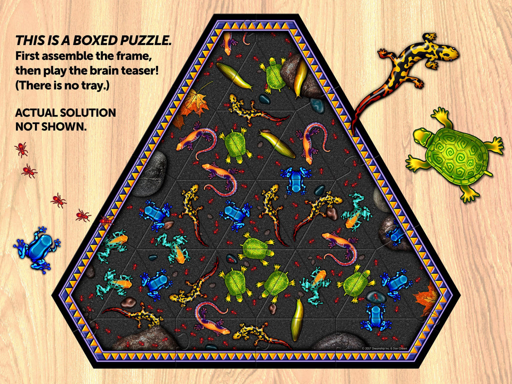 Triazzle - Incredible Creatures - (NOT with Tray - Boxed Puzzle) designed and invented by Dan Gilbert