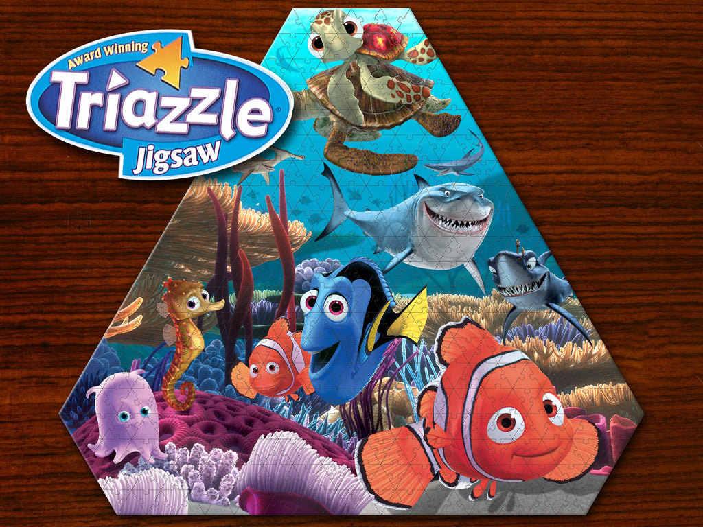 Rare Collectable Triazzle Jigsaw - Nemo and Friends - (NOT in Tray - Boxed puzzle) by Dan Gilbert
