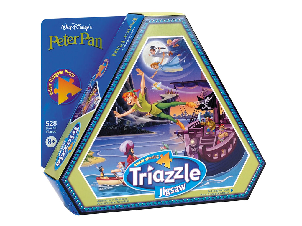 Rare Collectable Triazzle Jigsaw - Peter Pan - (NOT with Tray - Boxed Puzzle) - by Dan Gilbert