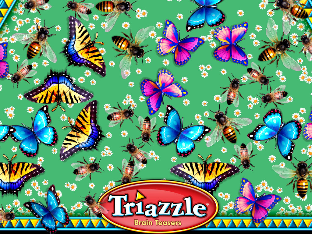 Triazzle Brain Teaser - Pollinators (NOT in tray) designed by Dan Gilbert